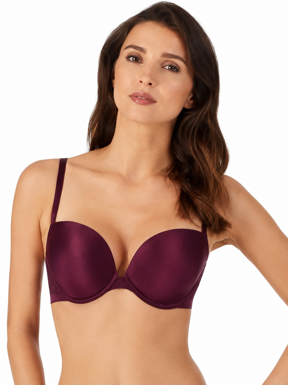 NWT Le Mystere US 32DDD/F UK 32F Fig Infinite Convertible Bra 3324